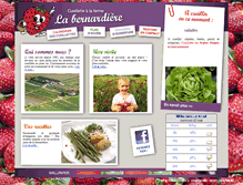 Tablet Screenshot of cueillettelabernardiere.fr